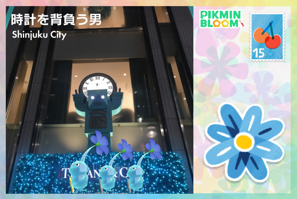 시계를 짊어진 남자