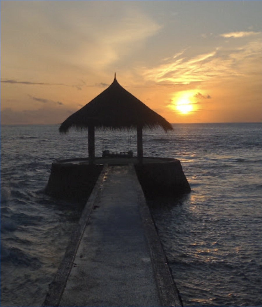 Jetty at Anantara Veli Resort