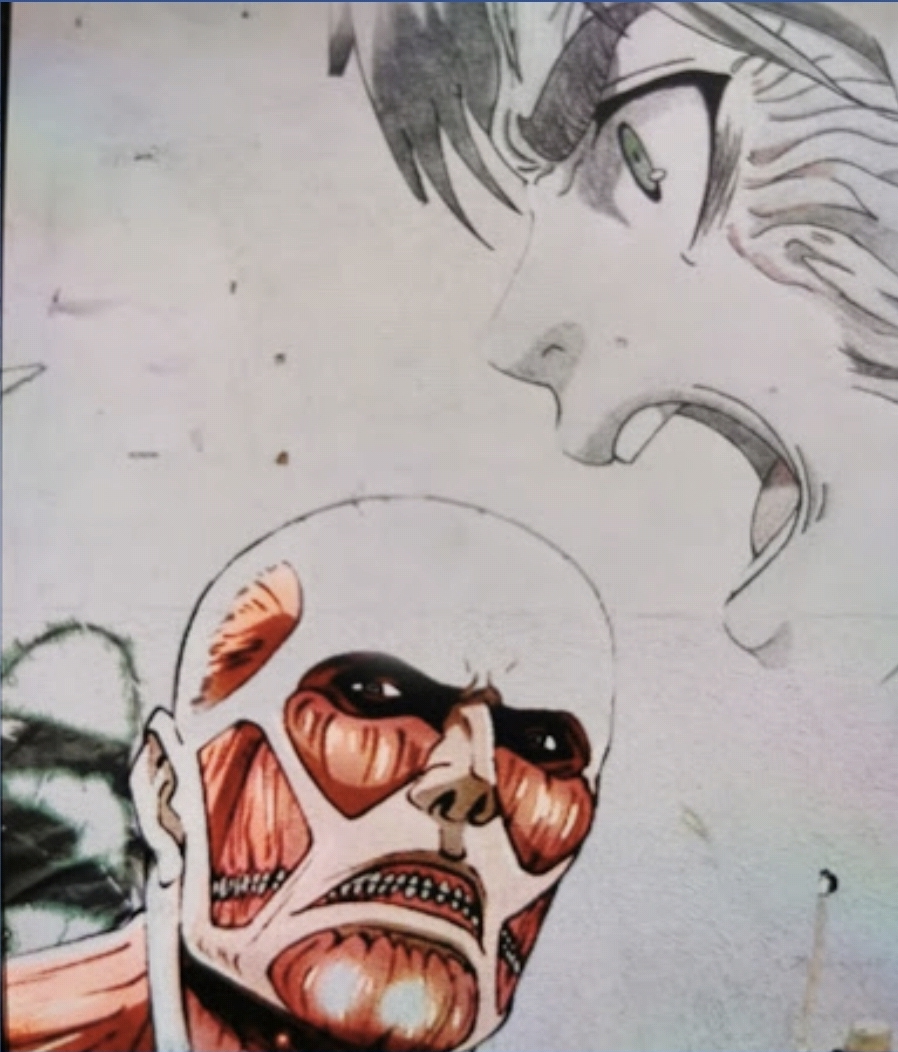 진격의 거인 벽화