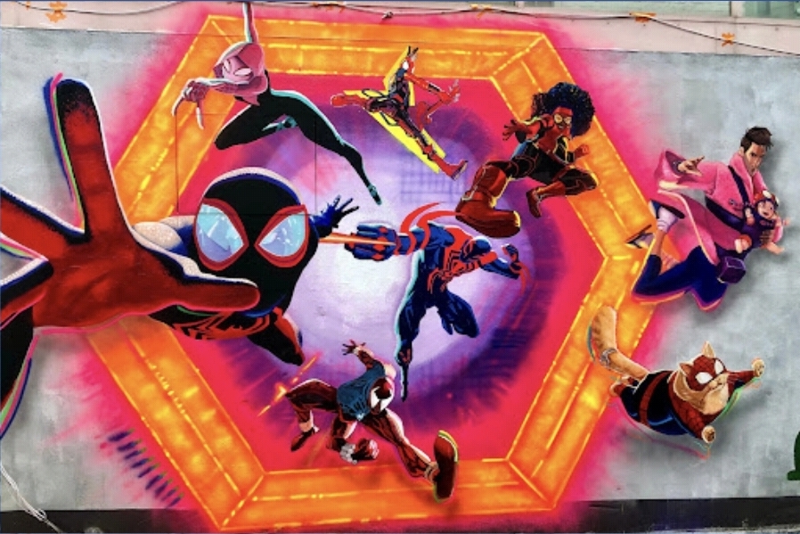 스파이더맨 벽화