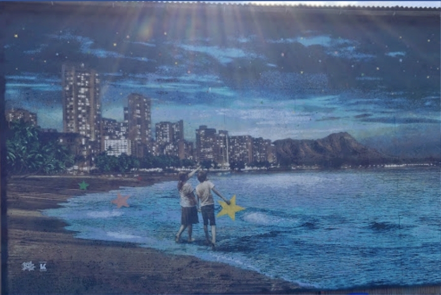 밤하늘에 소원 빌기