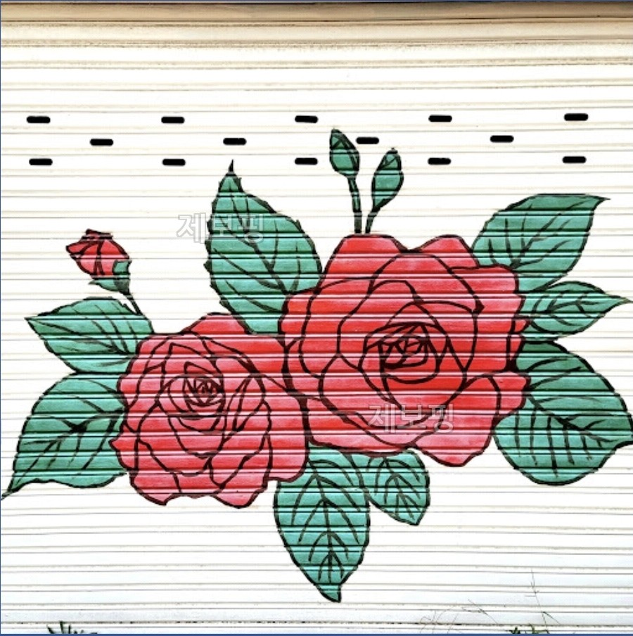 장미꽃 두 송이