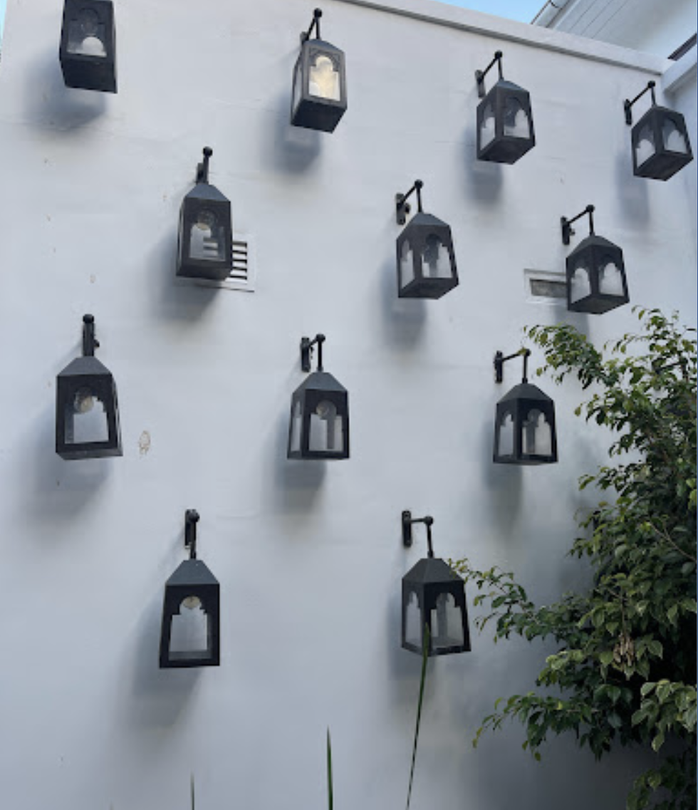 Wall of Lamps
